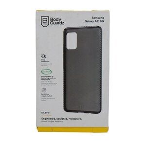 BodyGuardz Carve Series Rugged Gel Case for Samsung Galaxy A51 5G – Smoke